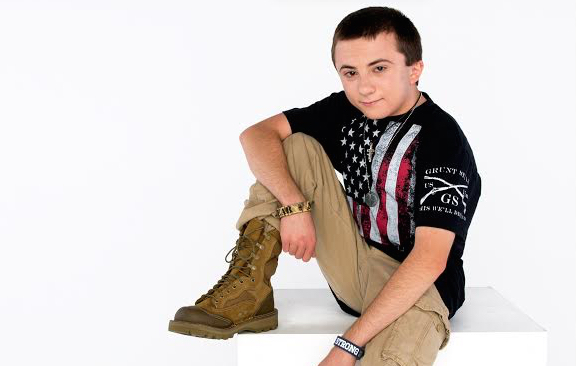 atticus shaffer with his parents