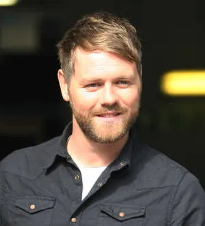 Irish singer, Brian McFadden in action during the Celebrity Pro-Am