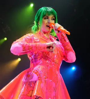 katy perry painted dress