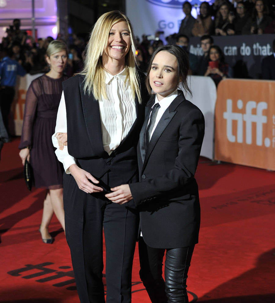 videnskabelig Forfatter Konkret Ellen Page makes red carpet debut with girlfriend | Young Hollywood