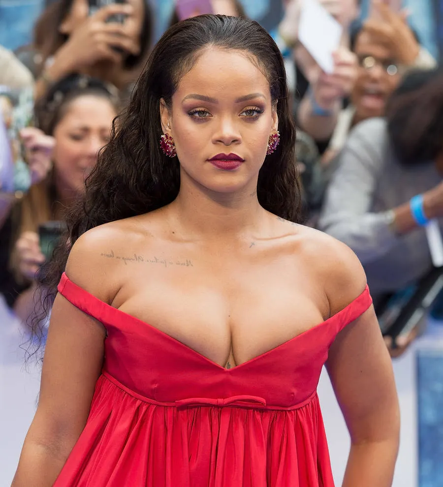 Rihanna's celeb friends get together for a sexy lingerie display