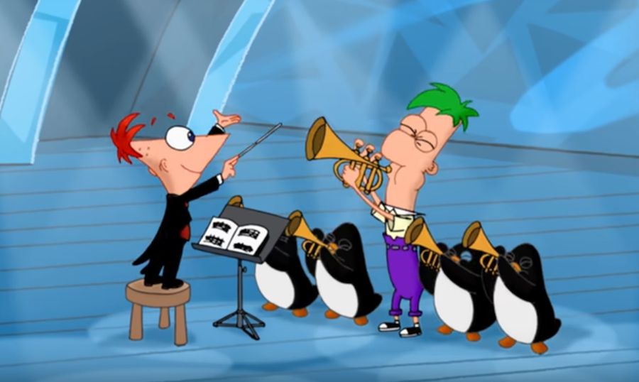 making fun of phineas and ferb theme song