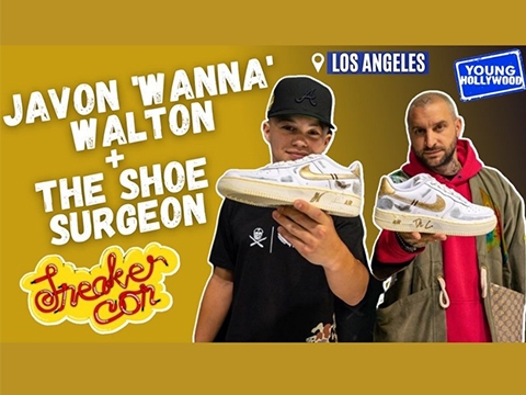 Euphoria's Javon "Wanna" Walton & The Shoe Surgeon Reveal Collab at Sneaker Con