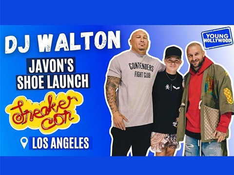 DJ Walton Supports Son Javon "Wanna" Walton at Sneaker Con