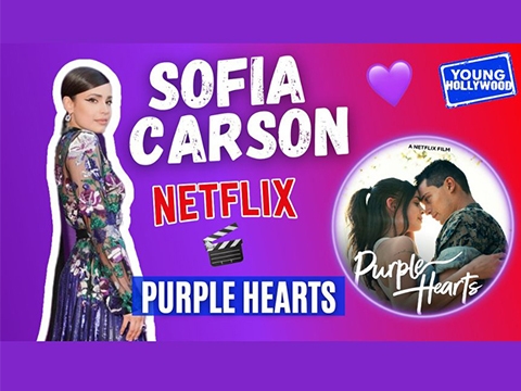 Sofia Carson on Finding Perfect Chemistry with Purple Hearts Co-Star