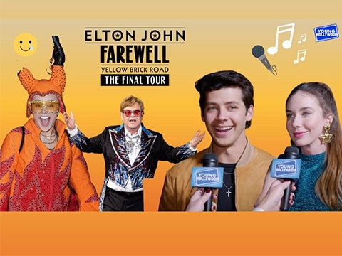 JoJo Siwa, Matt Cornett, & Lyndon Smith Support Elton John's Farewell Concert at Dodger Stadium